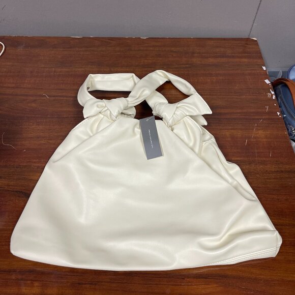 French Connection Slouchy Shoulder Bag Cream - Picture 1 of 3